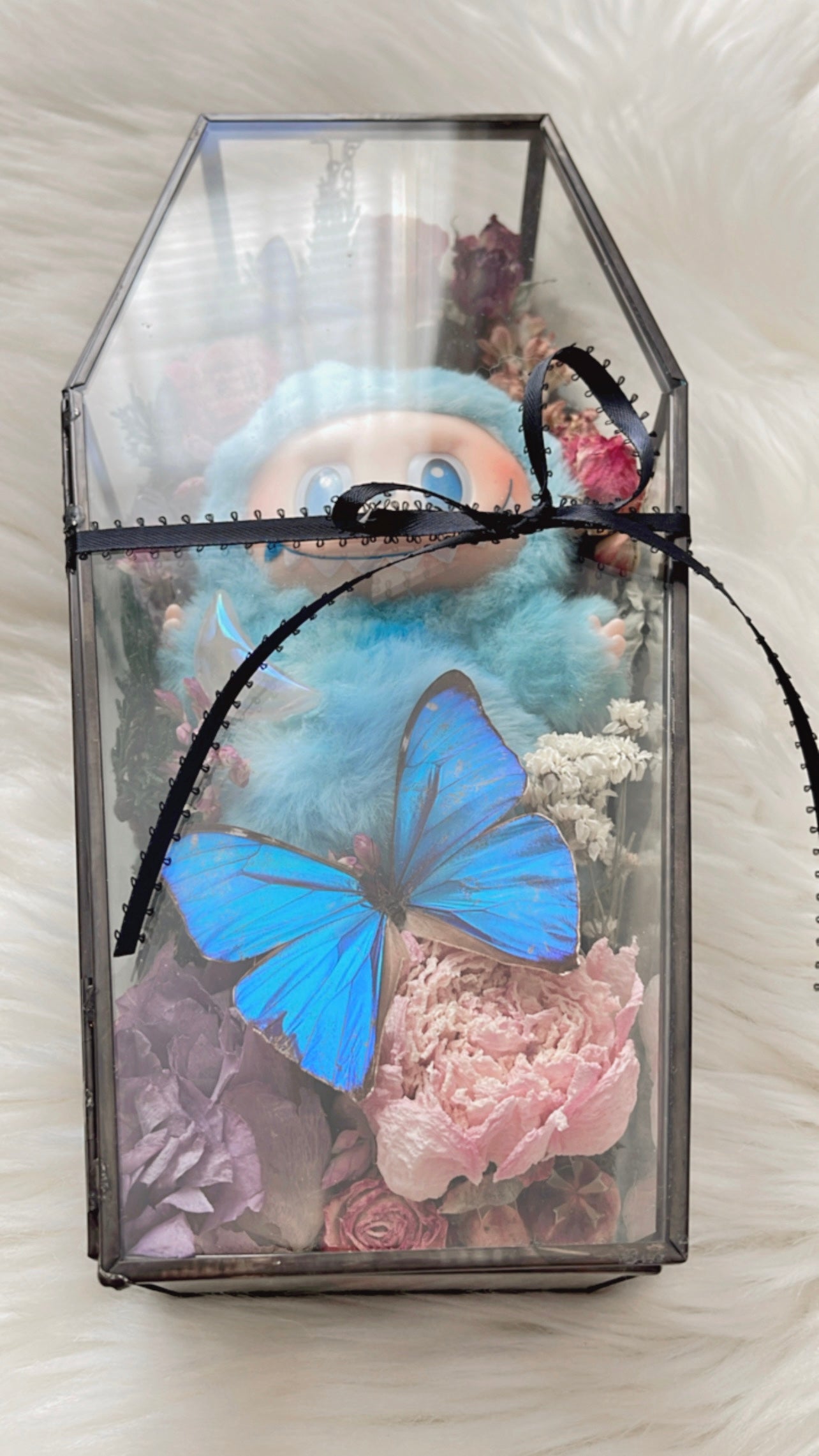 Hope Labubu Coffin Terrarium