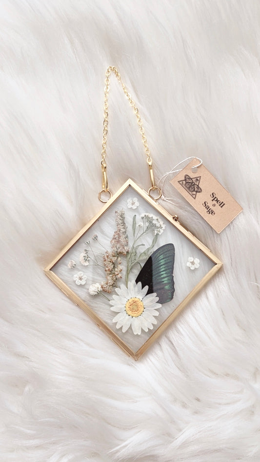 Jess Butterfly Floral Frame <4.75x4.75in>