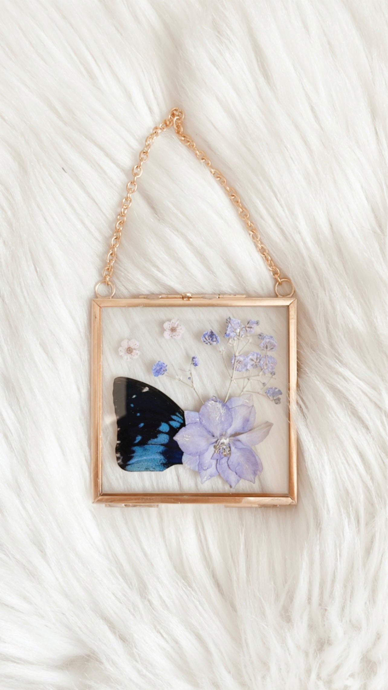 Joyce Butterfly Floral Frame