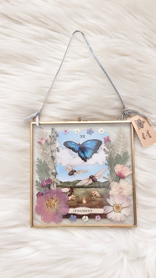 Judgment Tarot Floral Frame