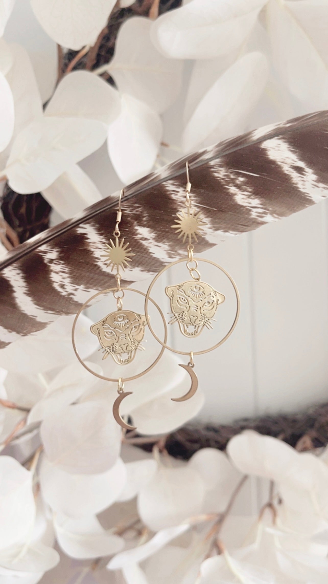 Kinsley Brass Earrings