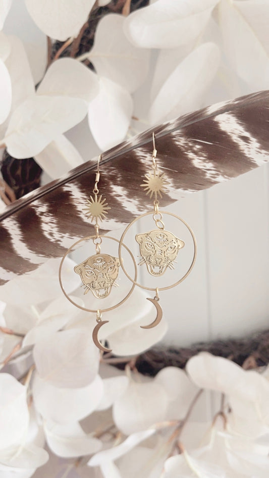 Kinsley Brass Earrings