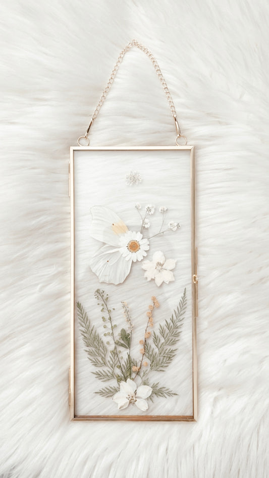 Laura Butterfly Floral Frame