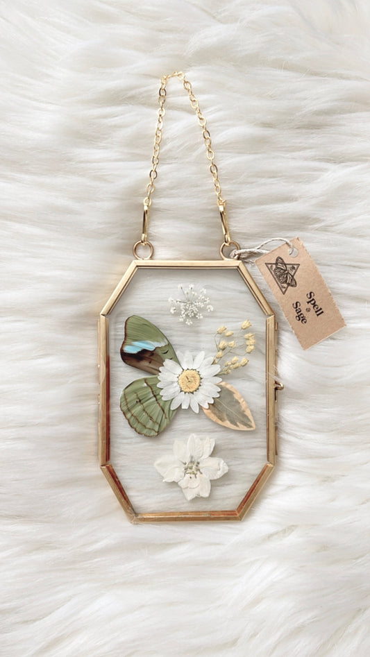 Laura Butterfly Floral Frame <3.25x5in>