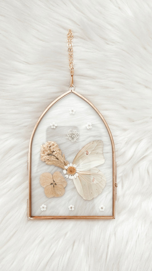 Lauryn Butterfly Floral Frame