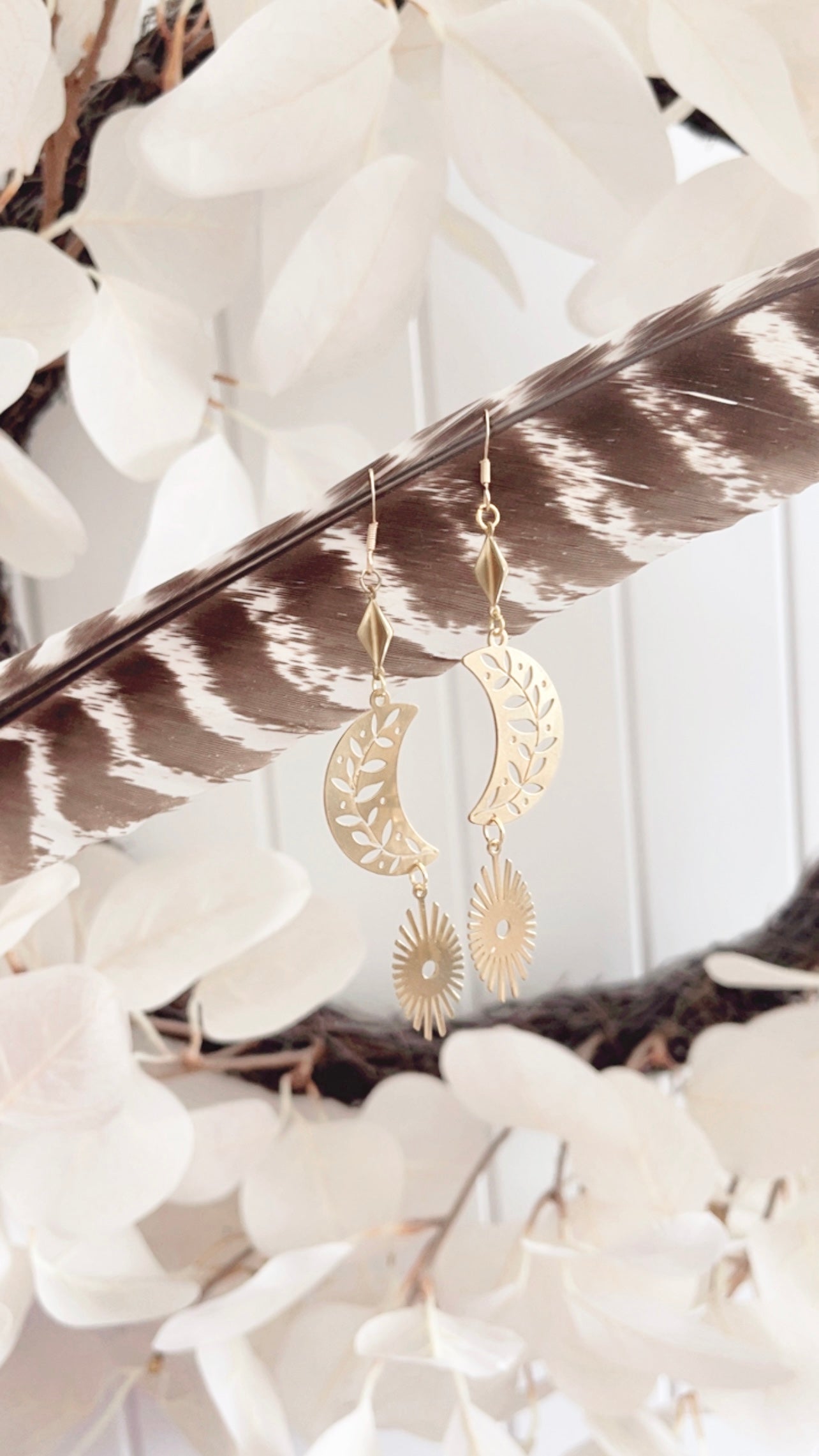Lexi Brass Earrings