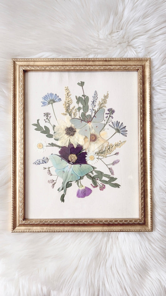 Lila Paper Replica Ornate Frame