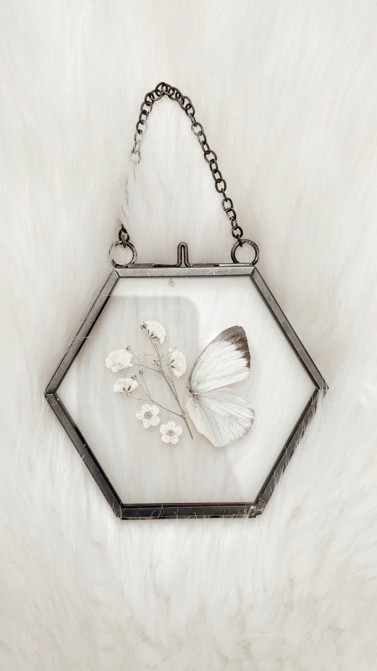 Lillith Butterfly Floral Frame