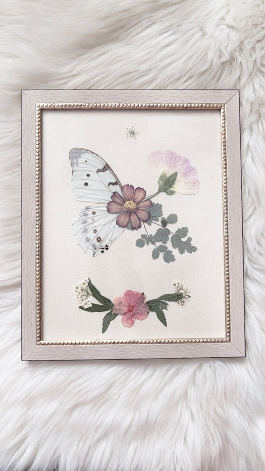 Lucille Butterfly Ornate Frame