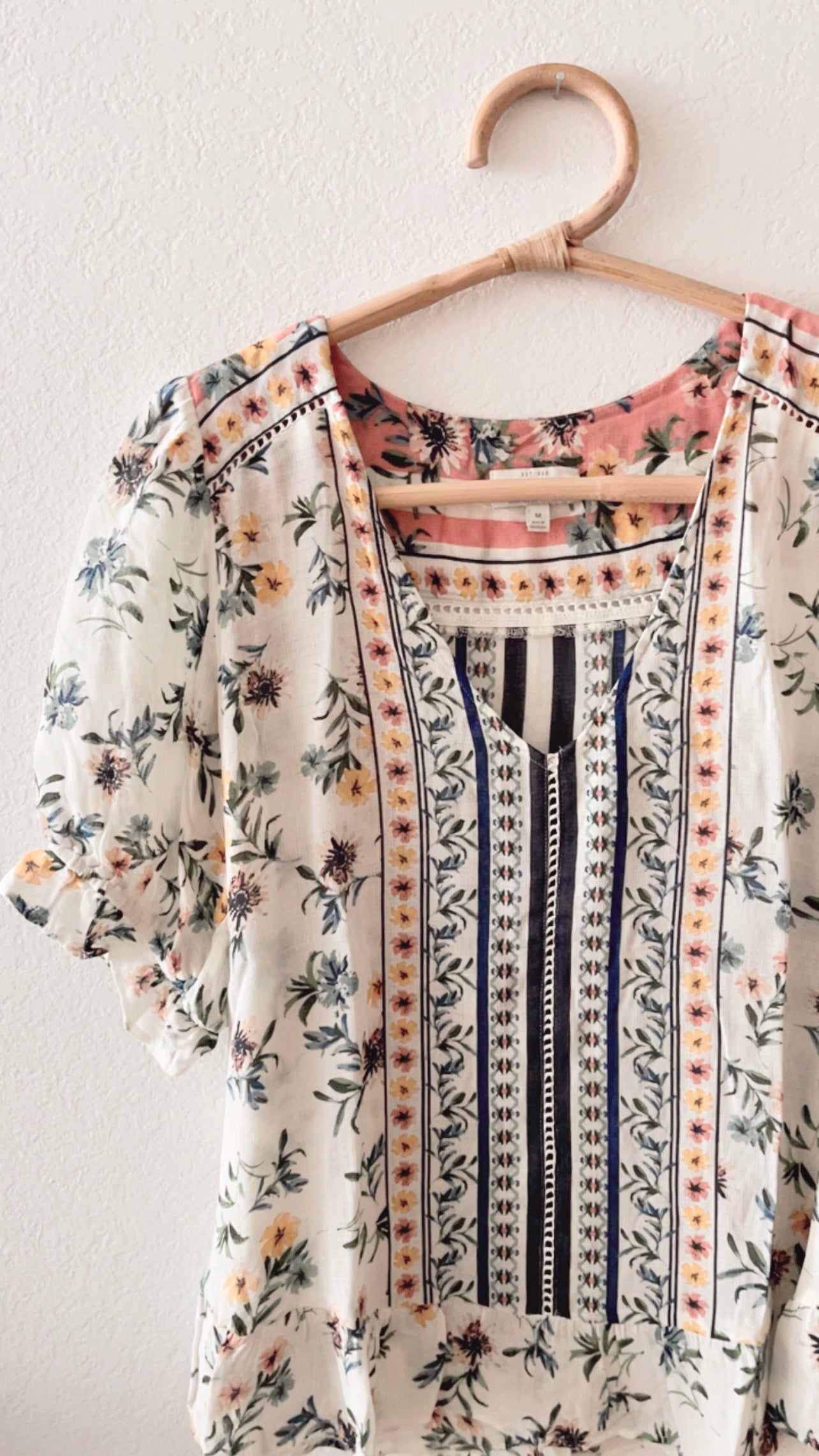 EUC Lucky Brand Printed Maya Top (MEDIUM)