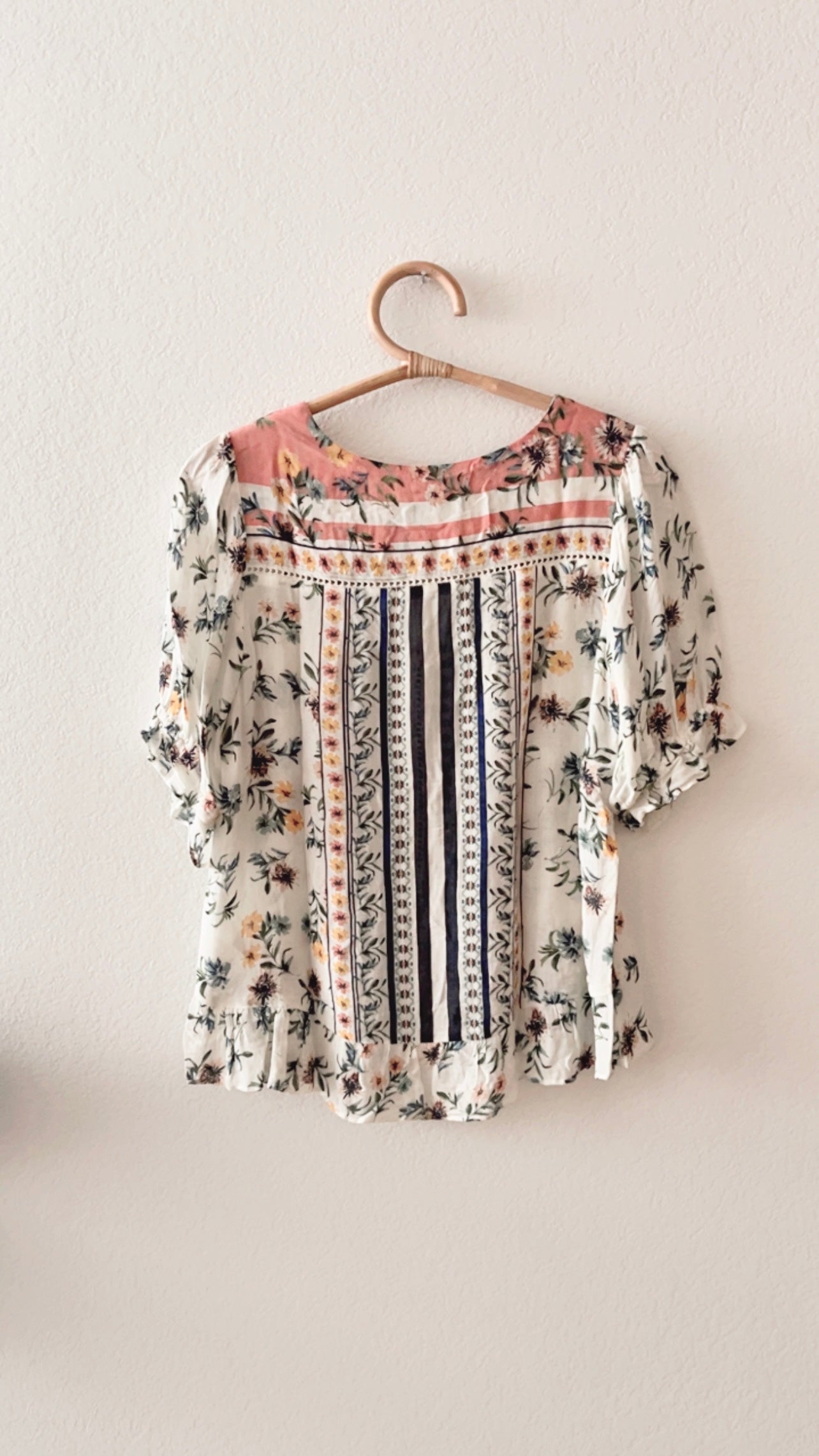 EUC Lucky Brand Printed Maya Top (MEDIUM)
