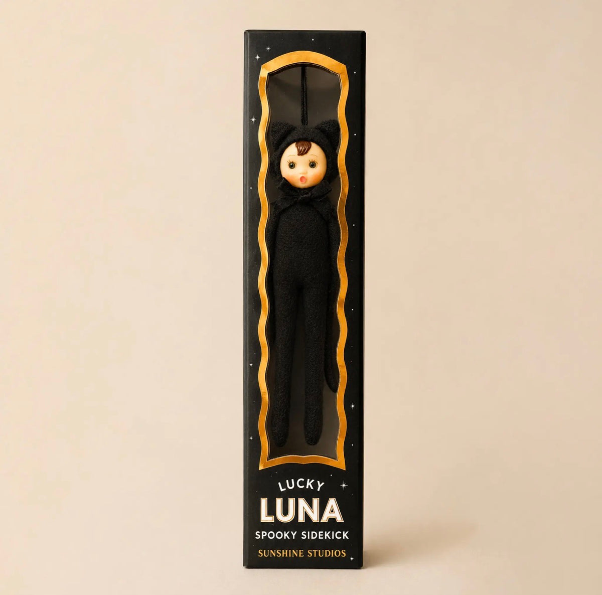 Lucky Luna Spooky Sidekick - Halloween Elf Ornament