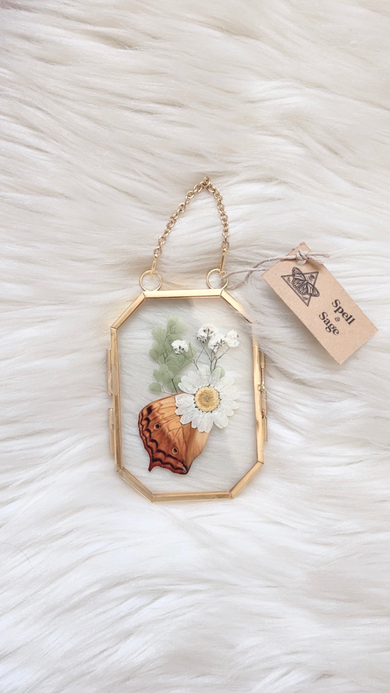 Lydia Butterfly Floral Frame <2.5x3.5in>