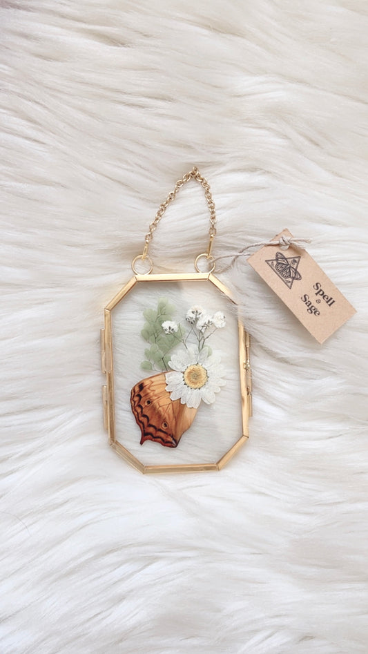 Lydia Butterfly Floral Frame <2.5x3.5in>