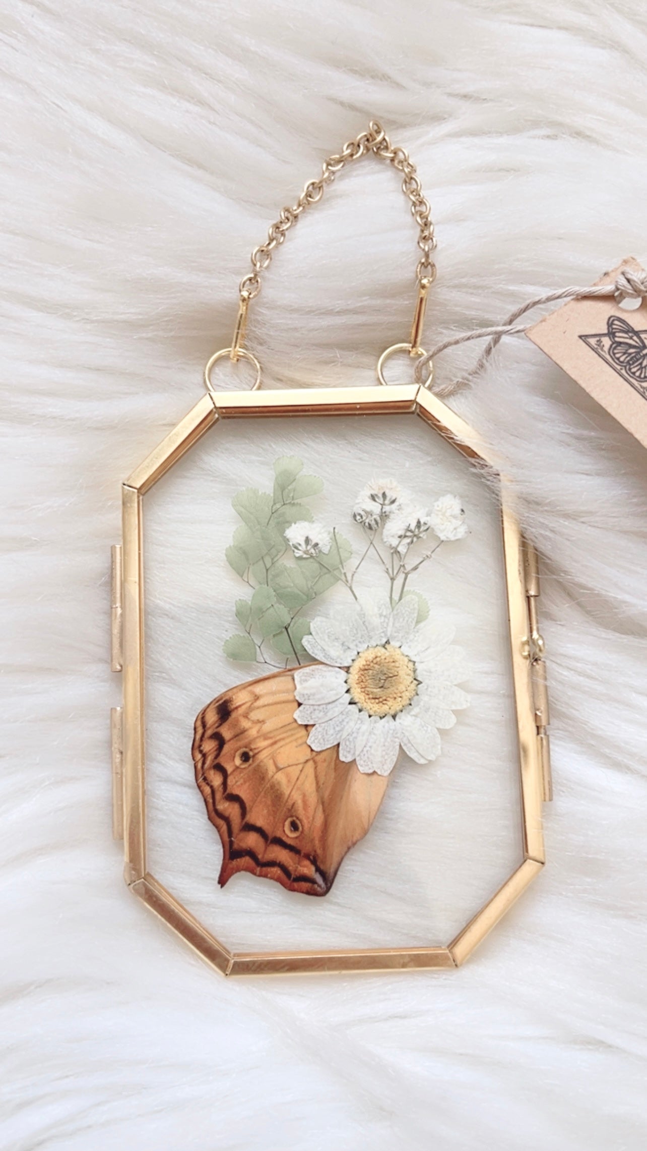 Lydia Butterfly Floral Frame <2.5x3.5in>
