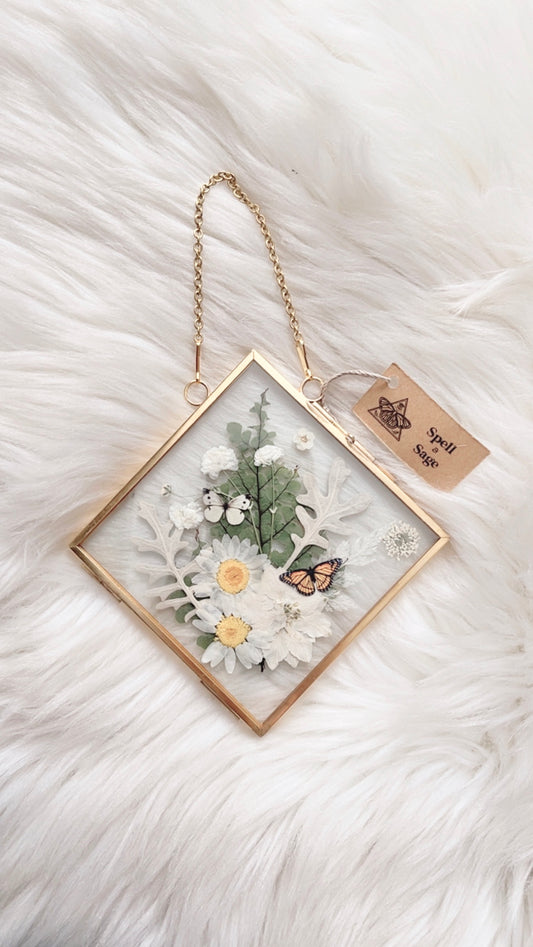 Maeve Paper Replica Floral Frame <5.5x5.5in>