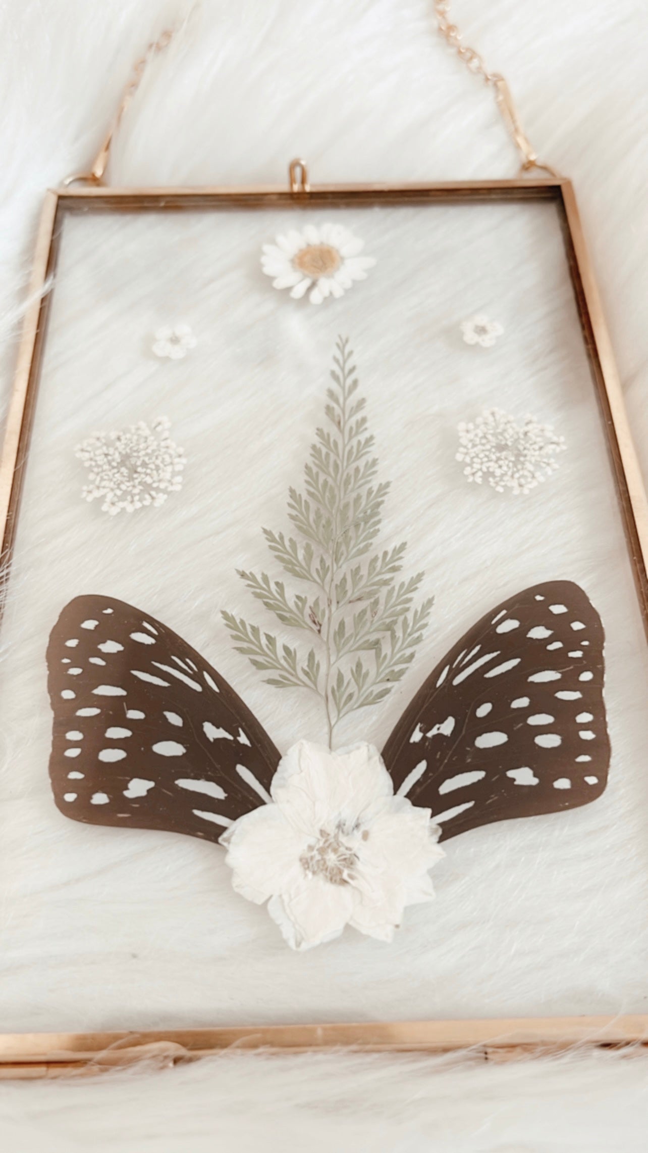 Margot Butterfly Floral Frame