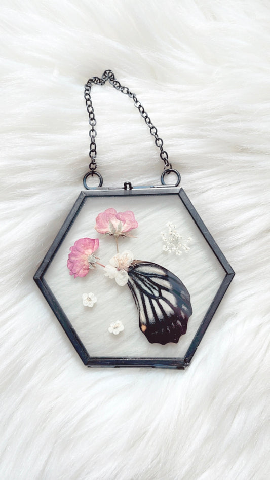 Mellie Butterfly Floral Frame