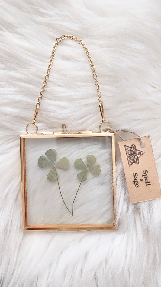 Mellie Clover Floral Frame <3x3in>