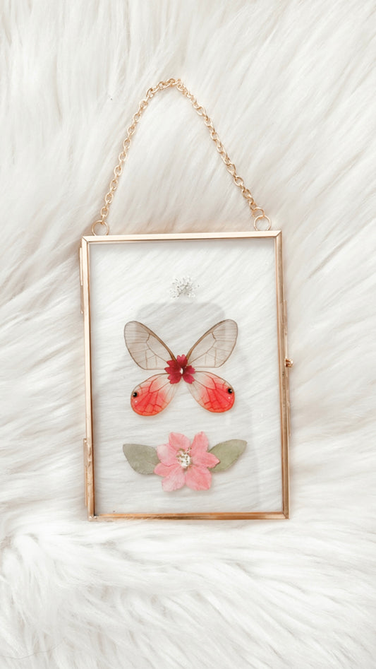 Mia Butterfly Floral Frame