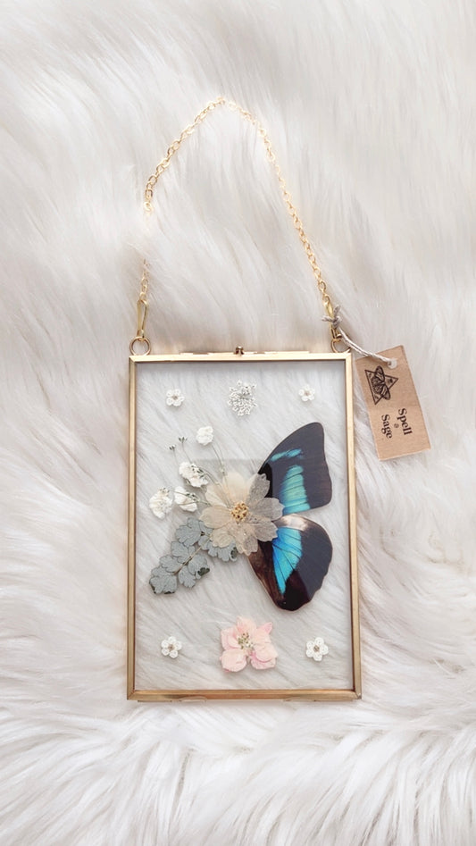 Minnie Butterfly Floral Frame <4x6in>