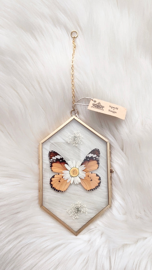 Penny Butterfly Floral Frame <3.5x6in>