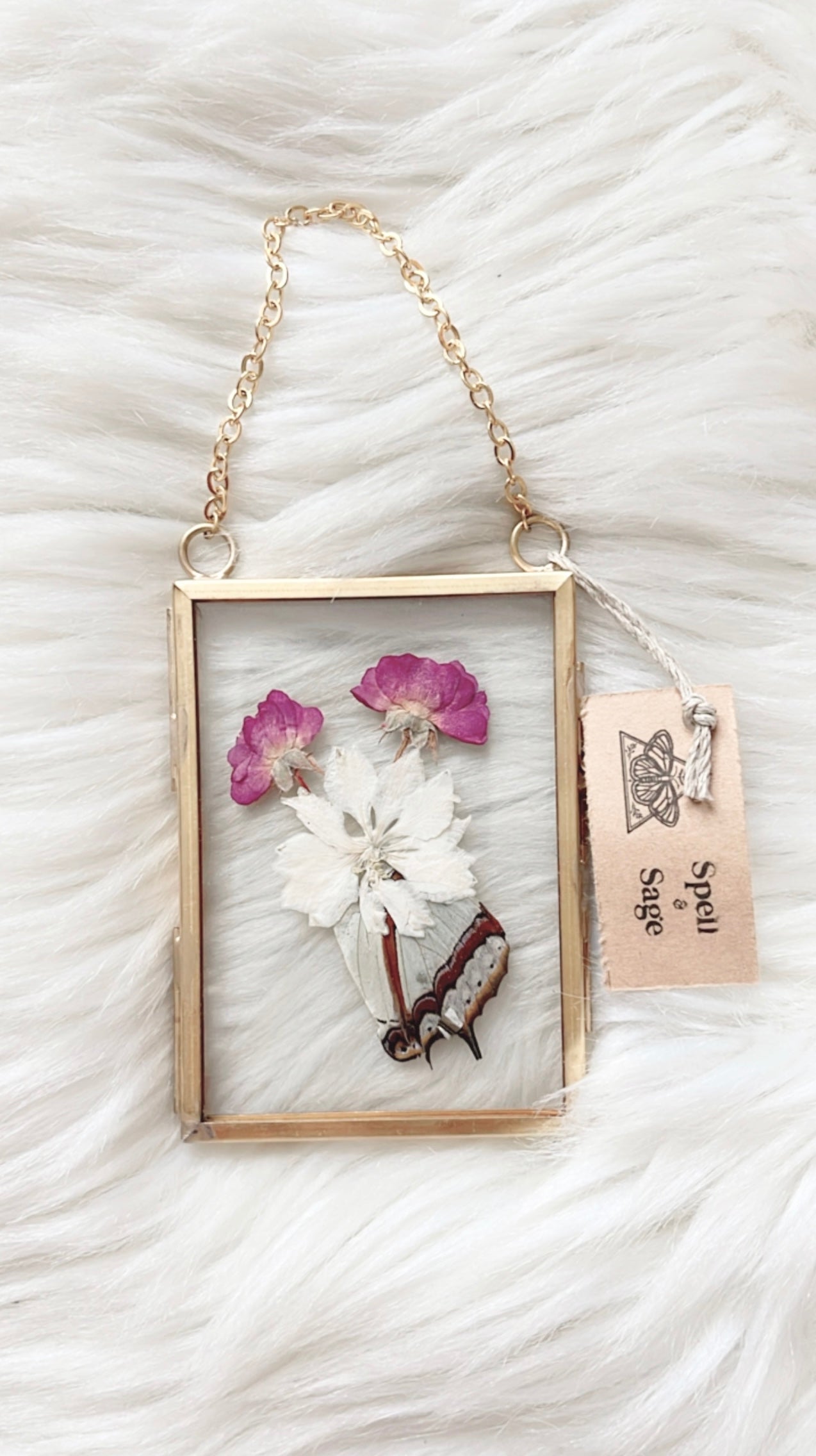 Roxanne Butterfly Floral Frame <2.5x3.5in>