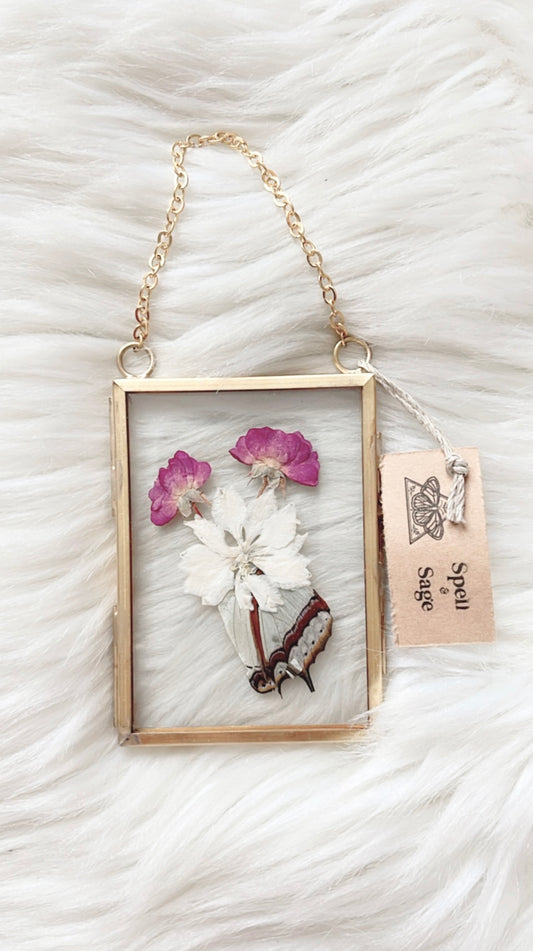 Roxanne Butterfly Floral Frame <2.5x3.5in>
