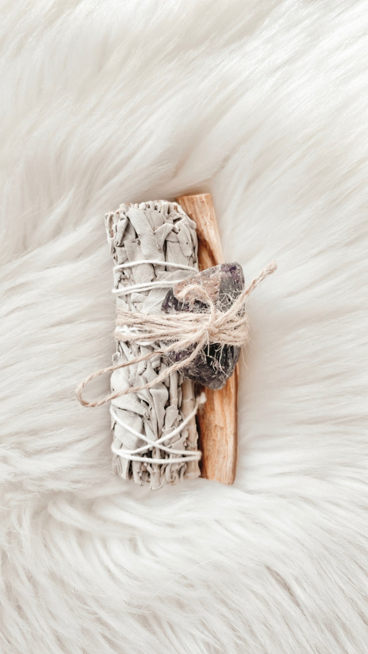 White Sage with Amethyst