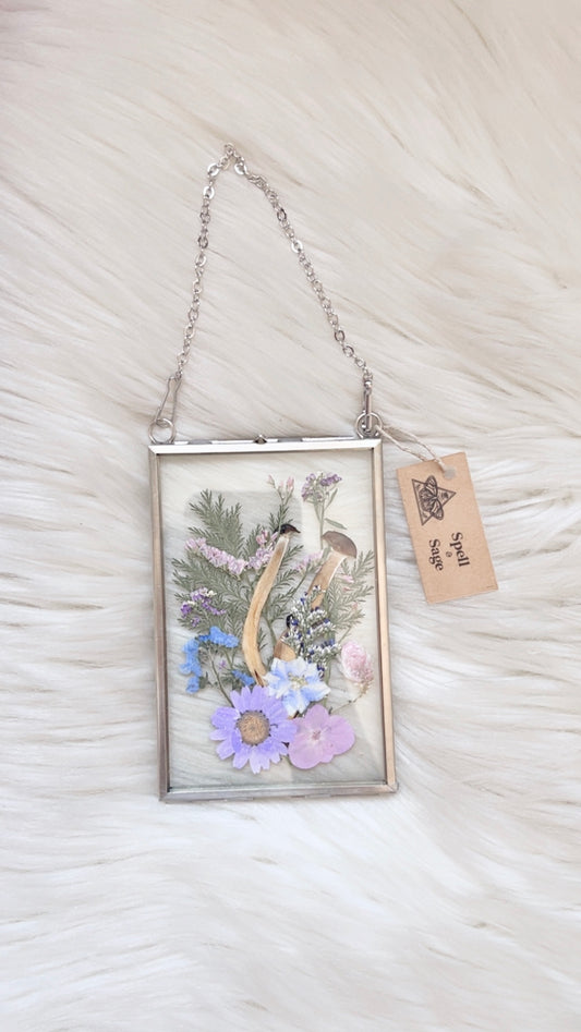 Sage Mushie Floral Frame <3x5in>