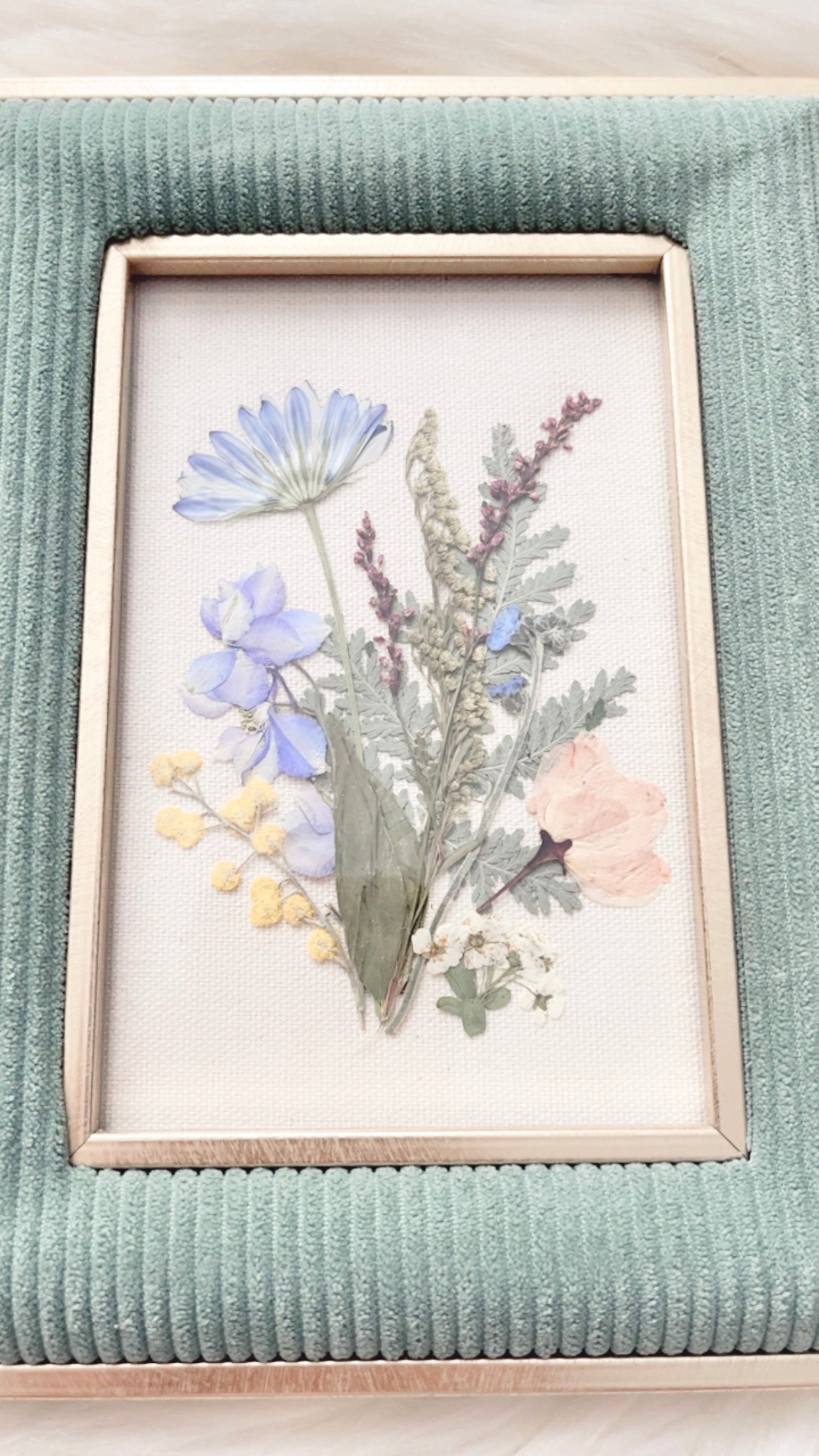 Sutton Floral Decorative Frame <6.5x8.25in>