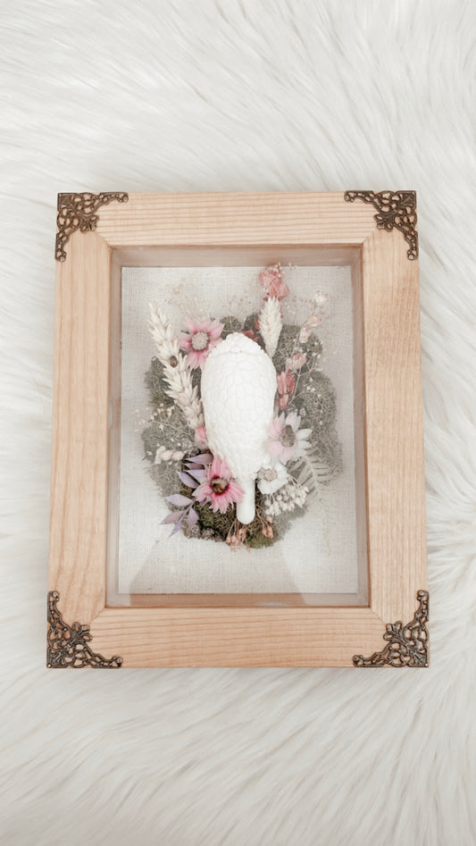 Terry Armadillo Floral Shadowbox