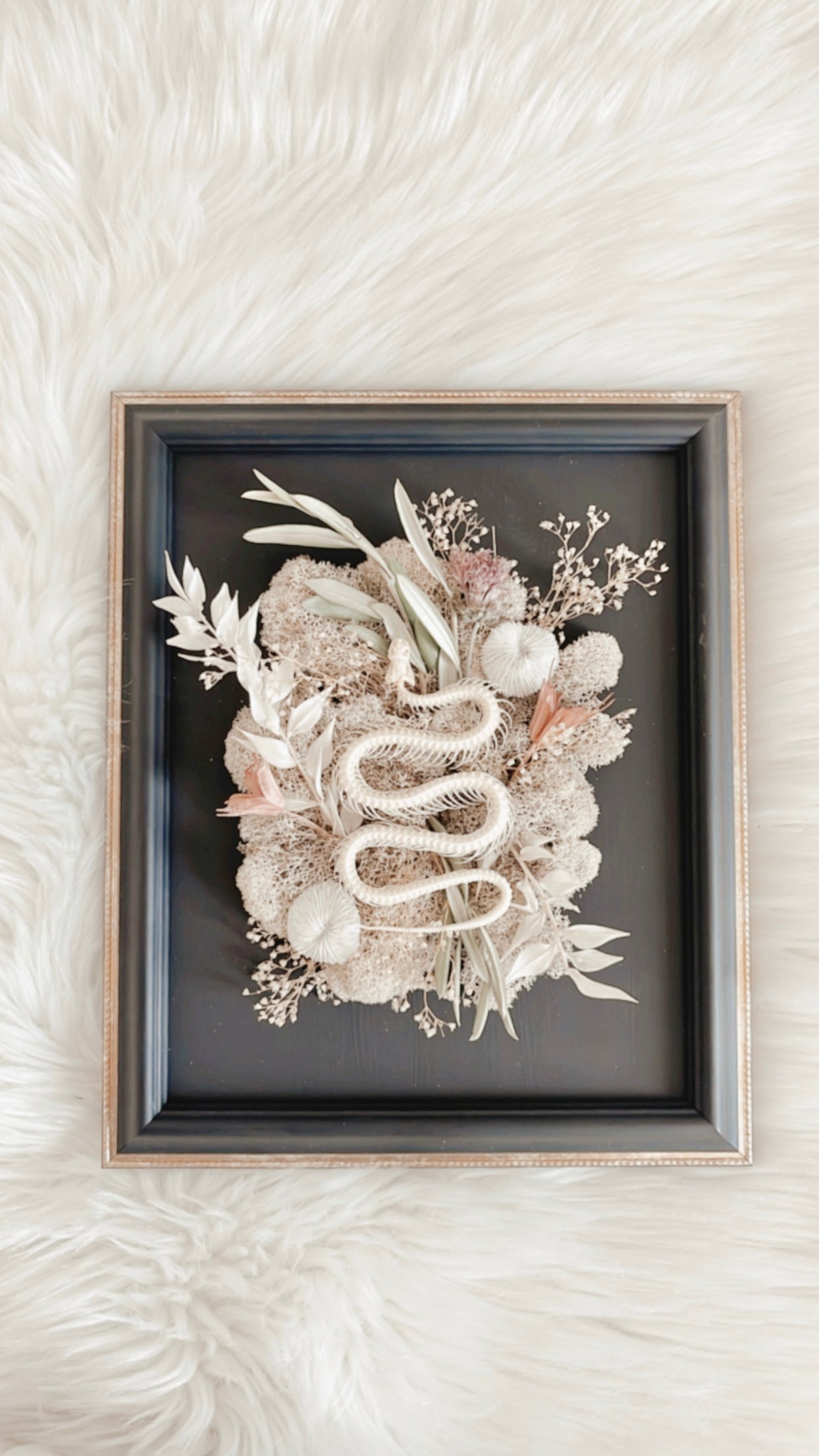 Thelma Snake Floral Frame