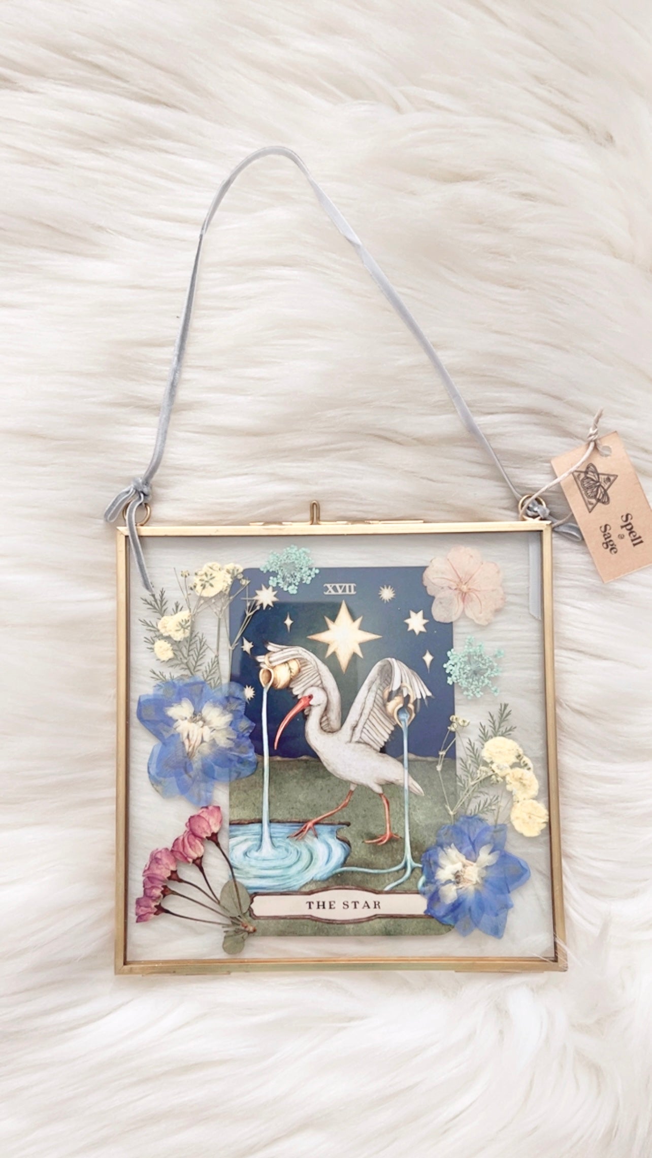 The Star Tarot Floral Frame