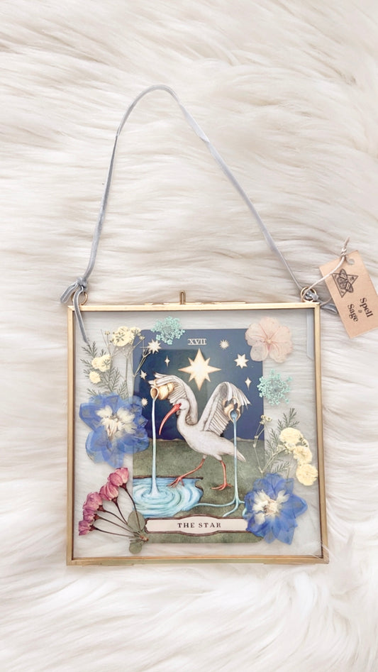 The Star Tarot Floral Frame