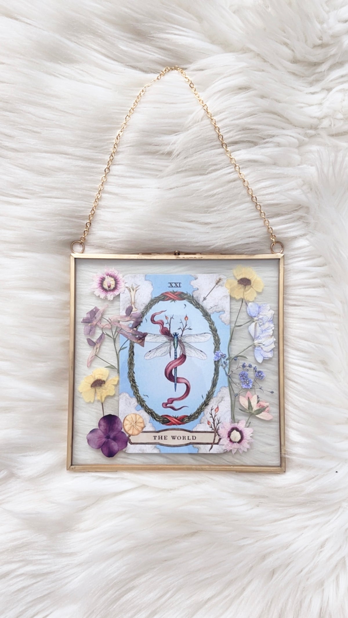 The World Tarot Floral Frame