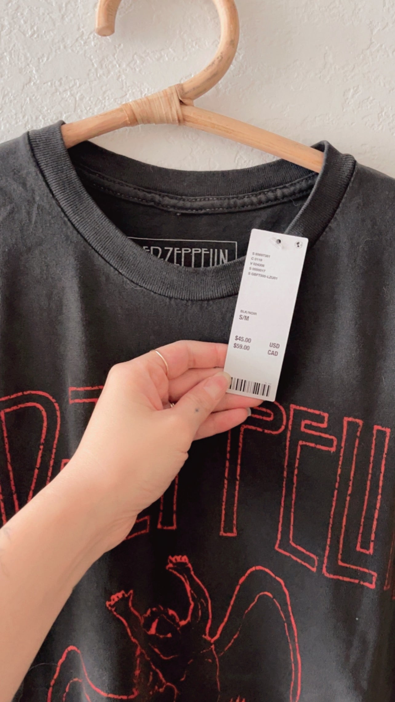 NWT Urban Outfitters Led Zeppelin Tee (S/M)