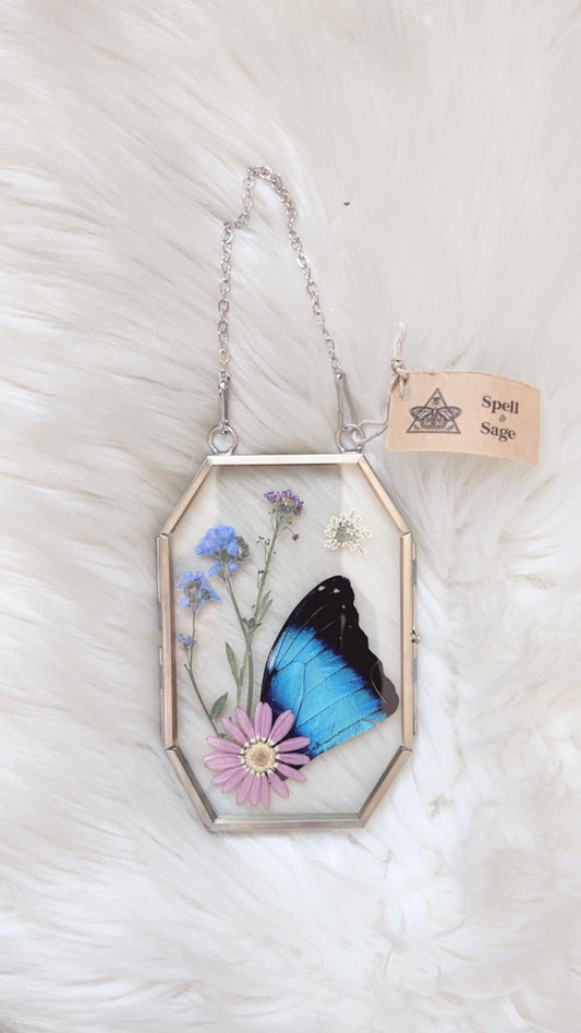 Ximena Butterfly Floral Frame <3x5in>